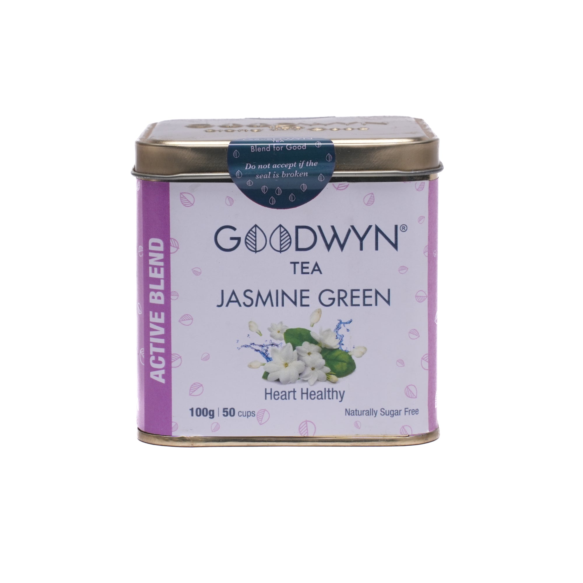 Jasmine Green Tin Box