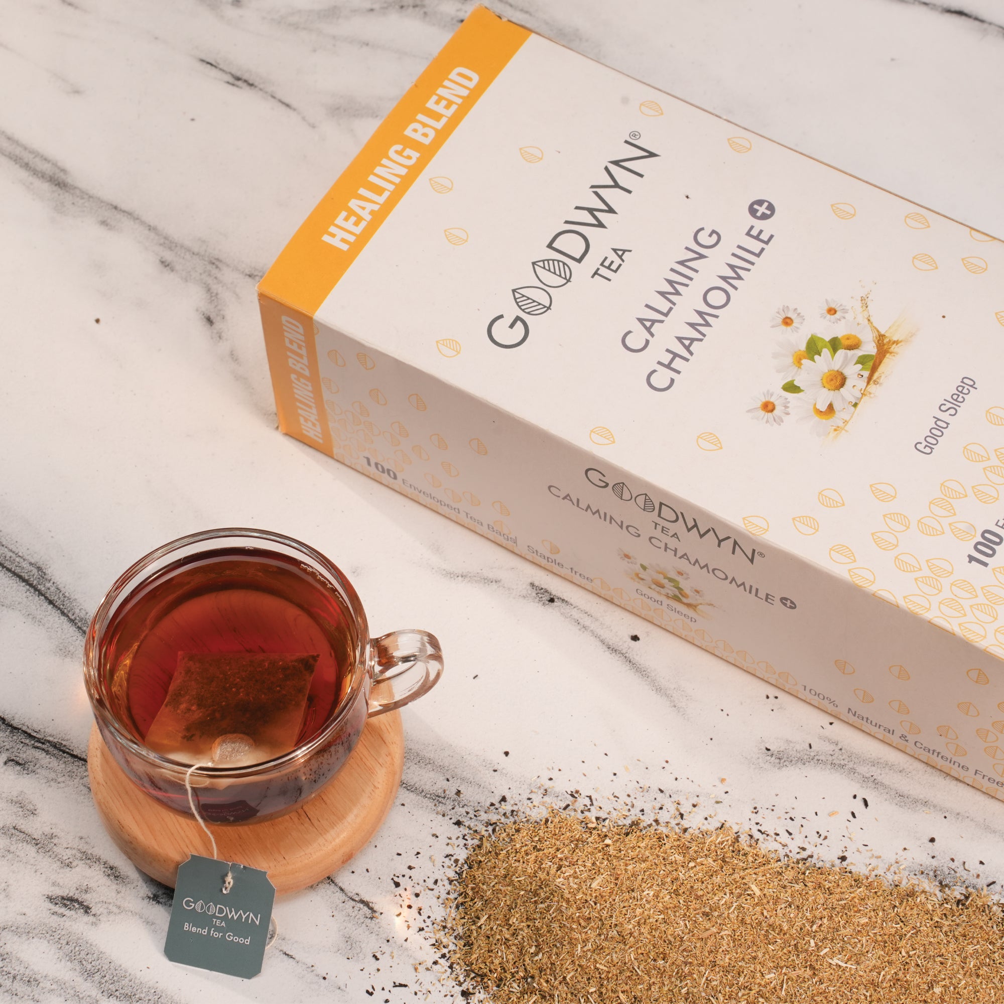 Chamomile Lemon Herbal Full-Leaf Tea | The Republic of Tea