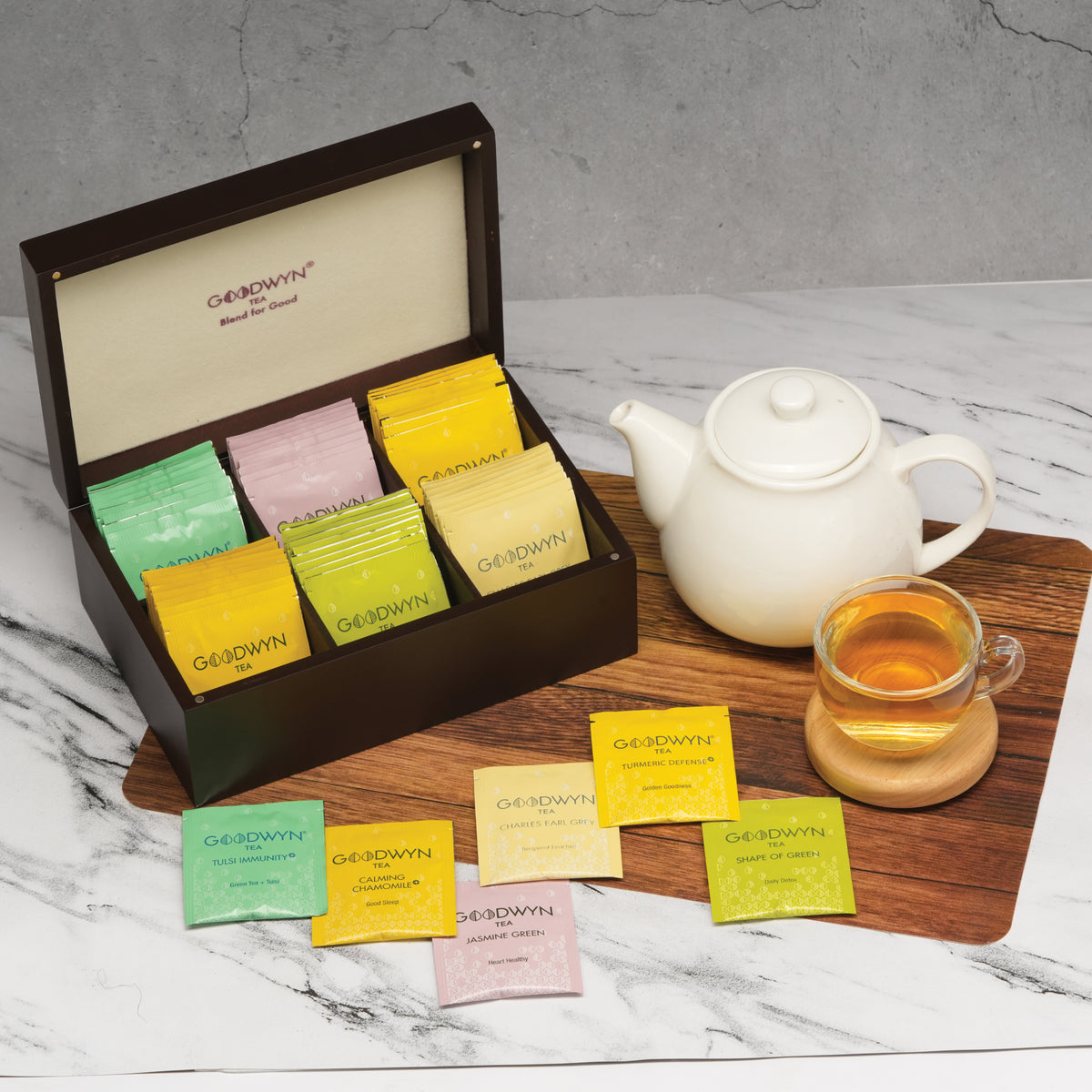Amazing Tea Box Alluring Tea Chest | Assorted Tea | Rich Luxury Wooden Tea Gift Box ...