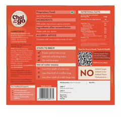 Instant Masala Chai Tea Premix - No Added Sugar